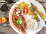 Fried Fish and Coconut Rice